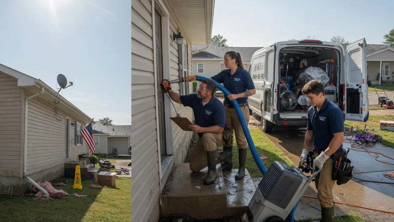 Ceiling Water Damage Restoration in Mclean, TX near me